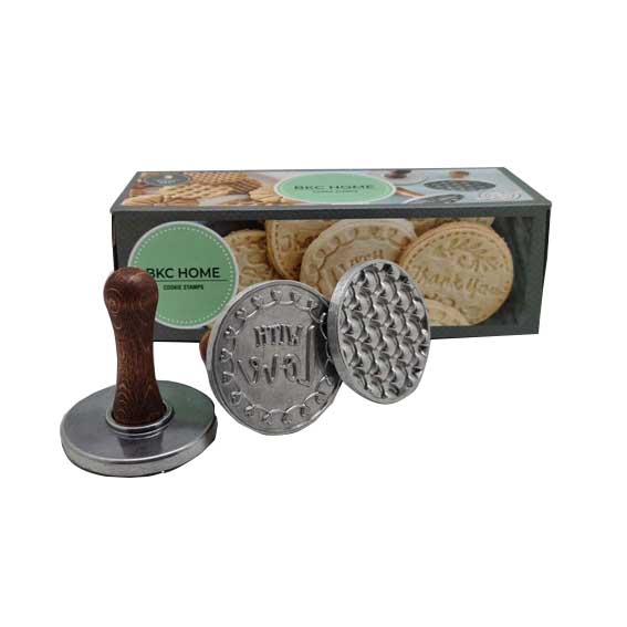 Wooden Handle Cookie Stamps KaroutExpress