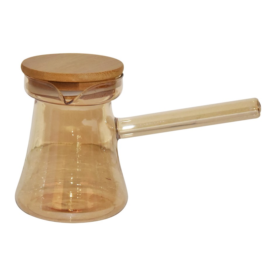 Coffee Pot Glass Gold Colored Coffee Pot KaroutExpress