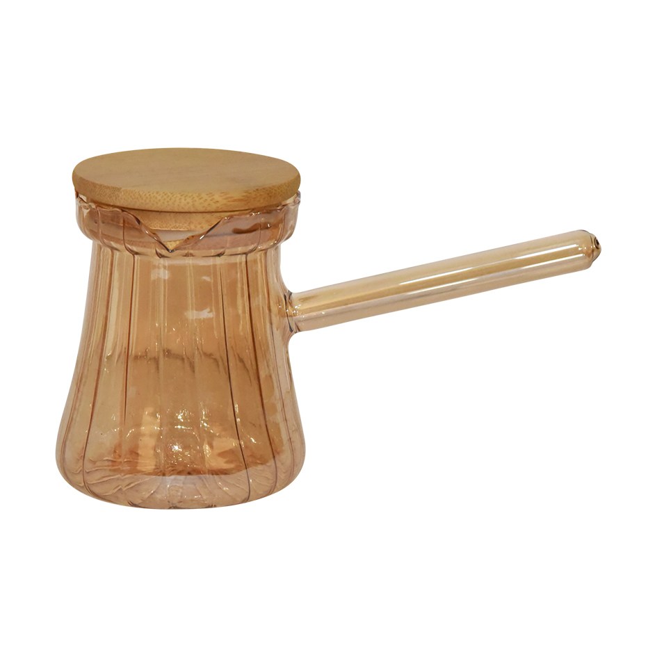 Coffee Pot Glass Gold Colored Coffee Pot KaroutExpress