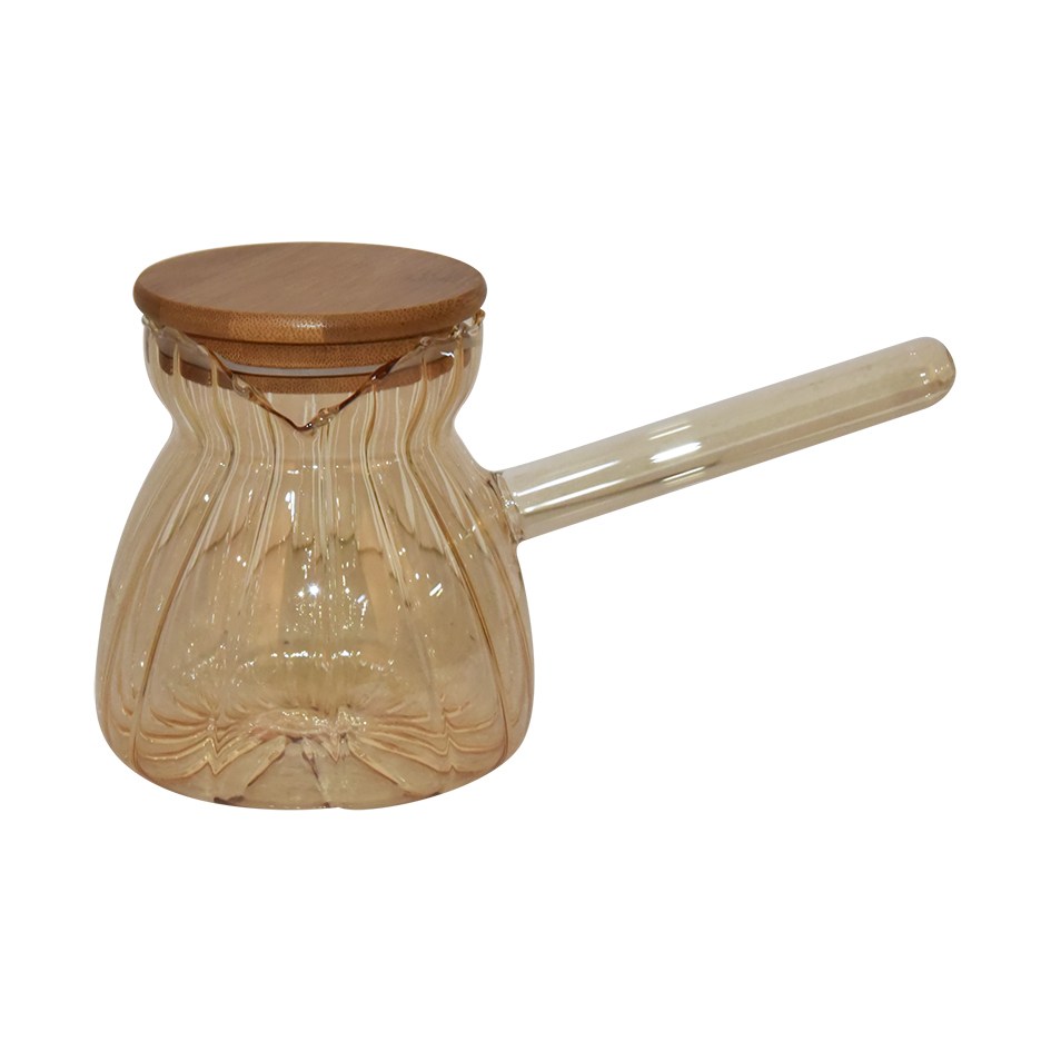 Coffee Pot Glass Gold Colored Coffee Pot KaroutExpress