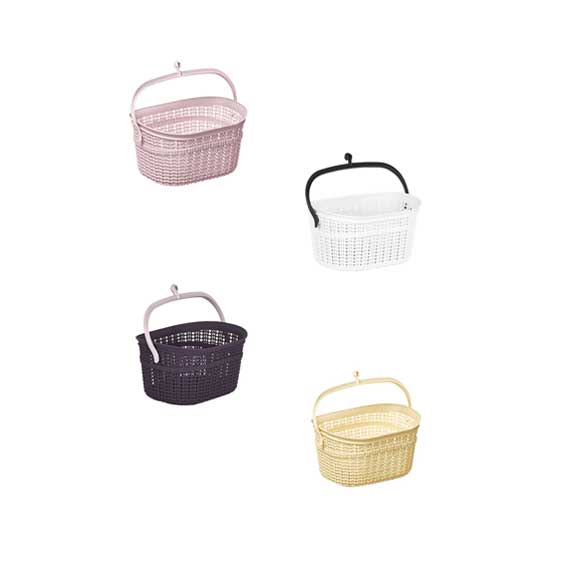 Laundry Basket, Oval Braided Plastic Laundry Basket KaroutExpress