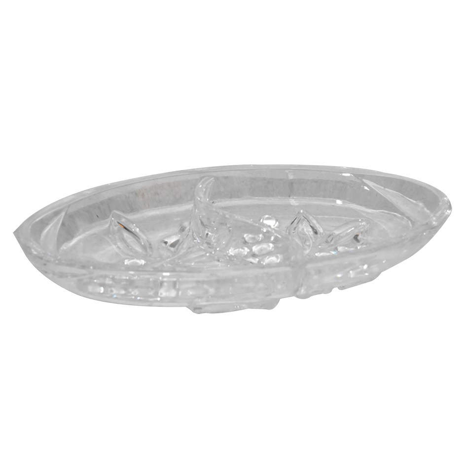 Dish , Decorative Oval Clear Acrylic Plastic Serving Dish Platter