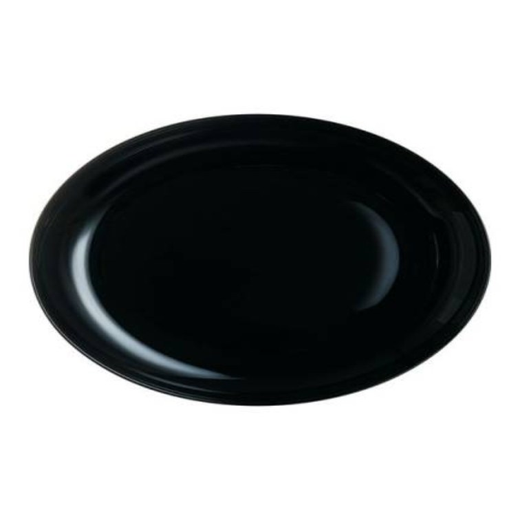 Plate Luminarc Diwali Black Dinner Plate Dish/Bowl Set KaroutExpress
