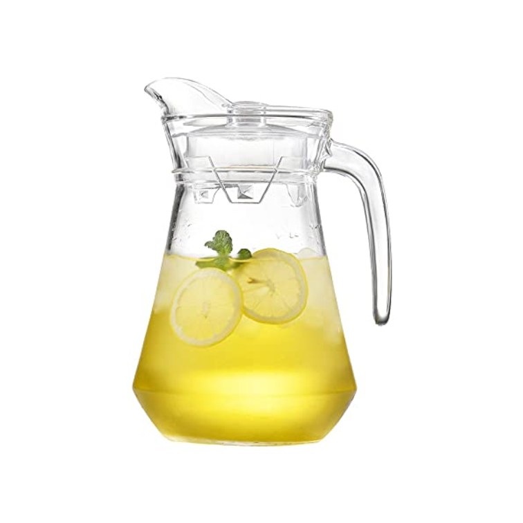 Glass Water kettle Set 1 Jug and 4 Cups KaroutExpress