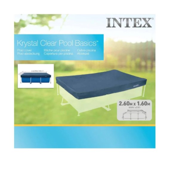 Intex Pool Cover Rectangular Above Ground Pools Available In 3 Sizes