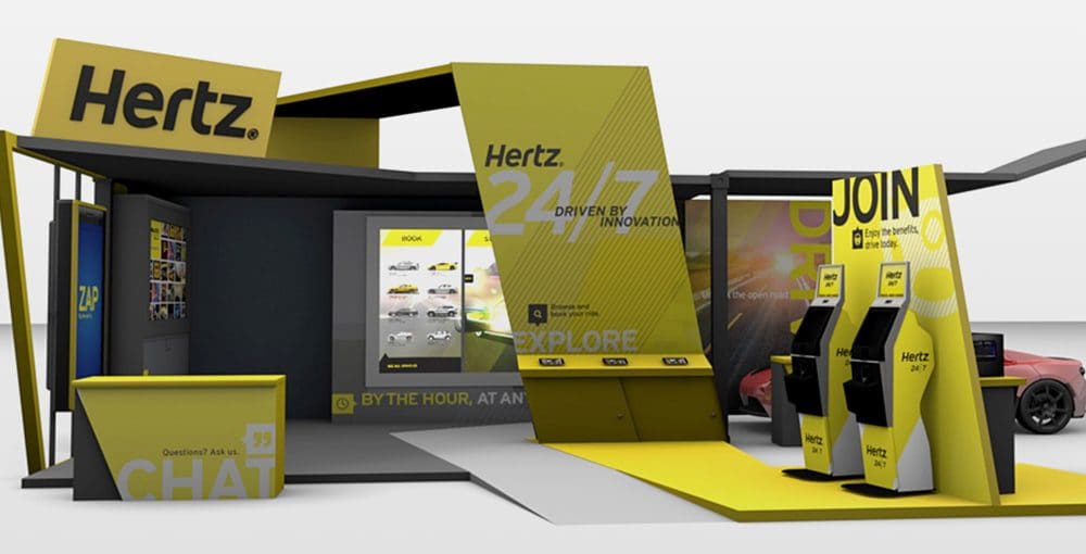 Unlock your Hertz rental with your phone KARRYON