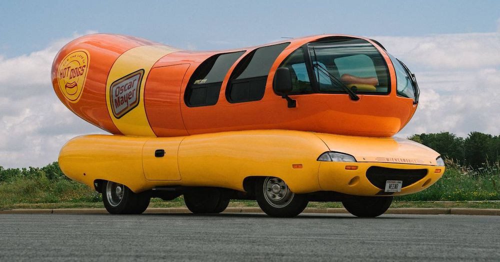 GIANT WIENER Get Paid To Drive Around The USA In A Big Old Hot Dog Car