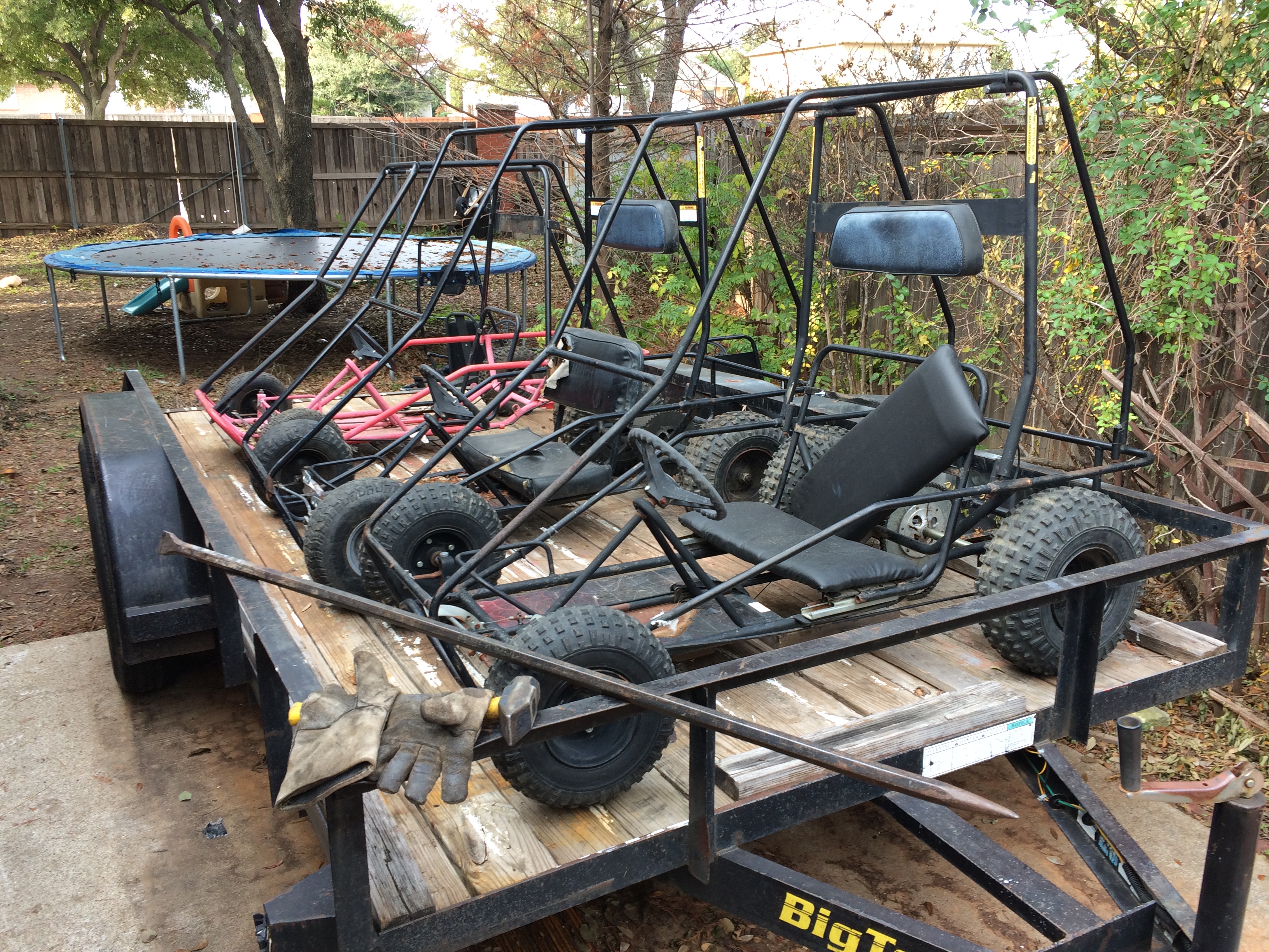 Three 2 Seat Manco Go Karts for Kids Just in Time for Christmas