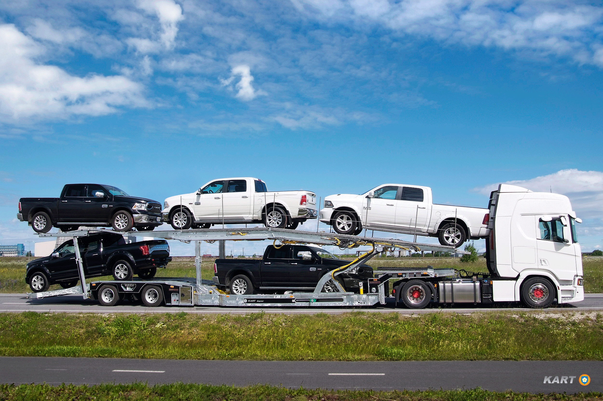 Raptor Car and truck transporter KART Performance Trailers