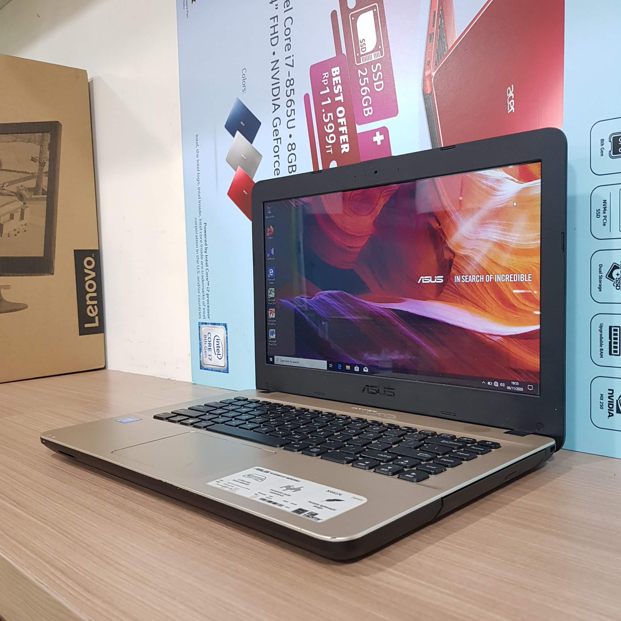 Kartika Komputer ASUS X441NA 2ND CELERON BLACK