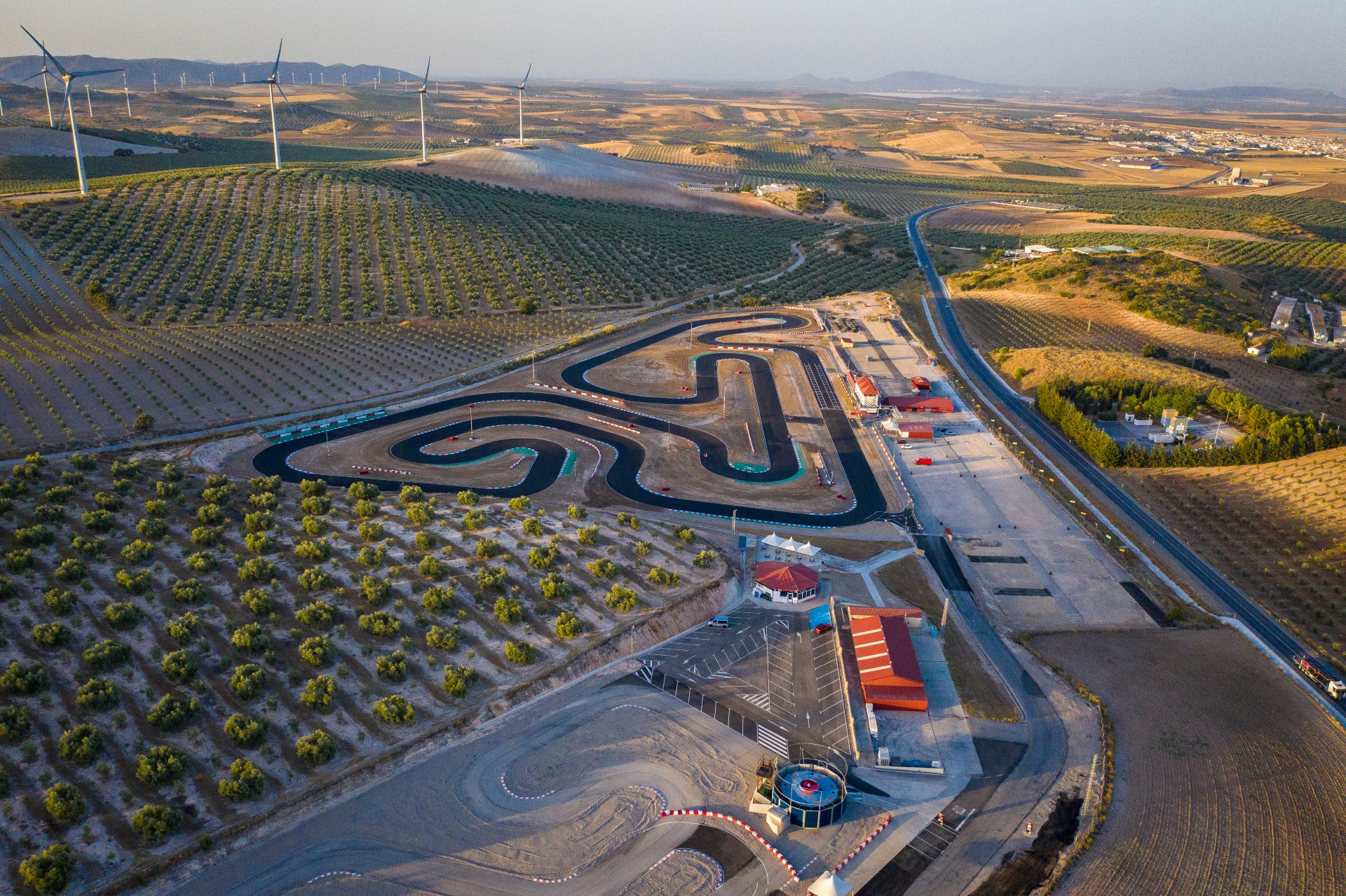 El circuito de karts. Campillos. Málaga. Circuito de Karting y