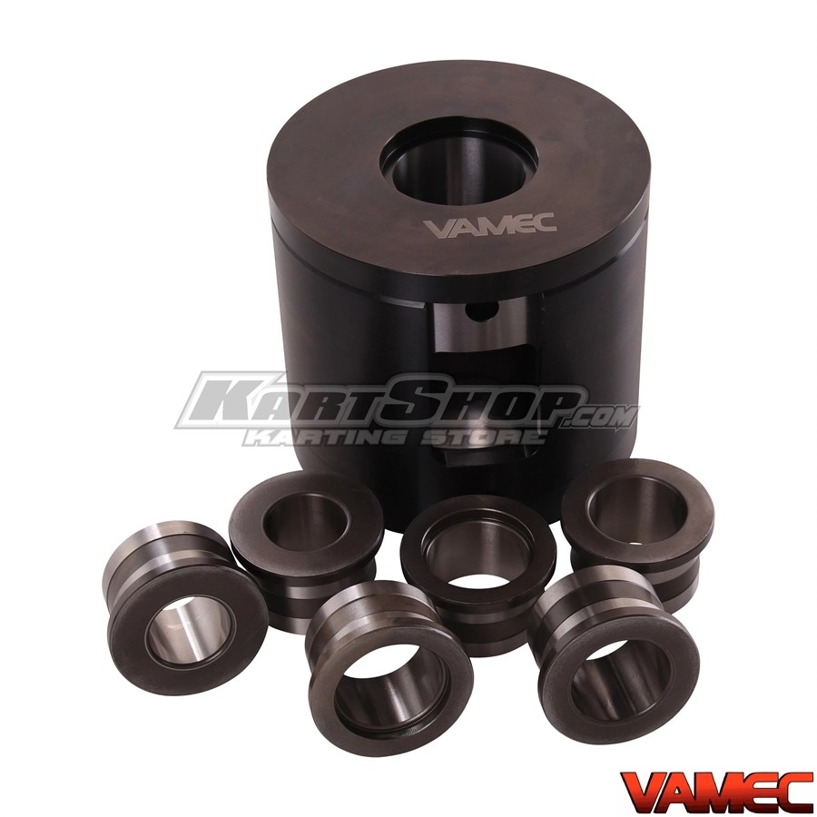 Crankshaft press tool with bushes