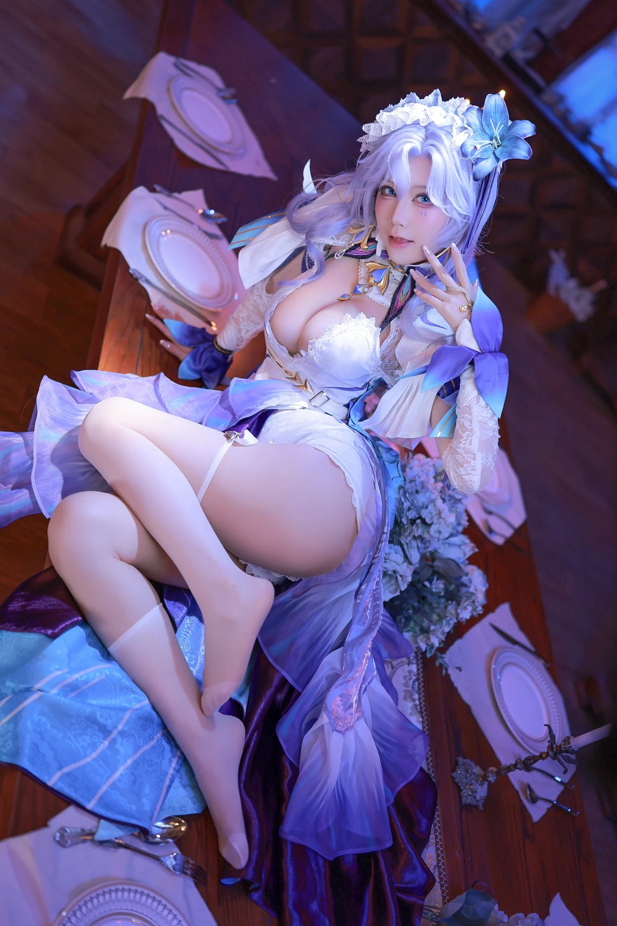 水淼Aqua演绎鳴潮Cantarella Cosplay作品集