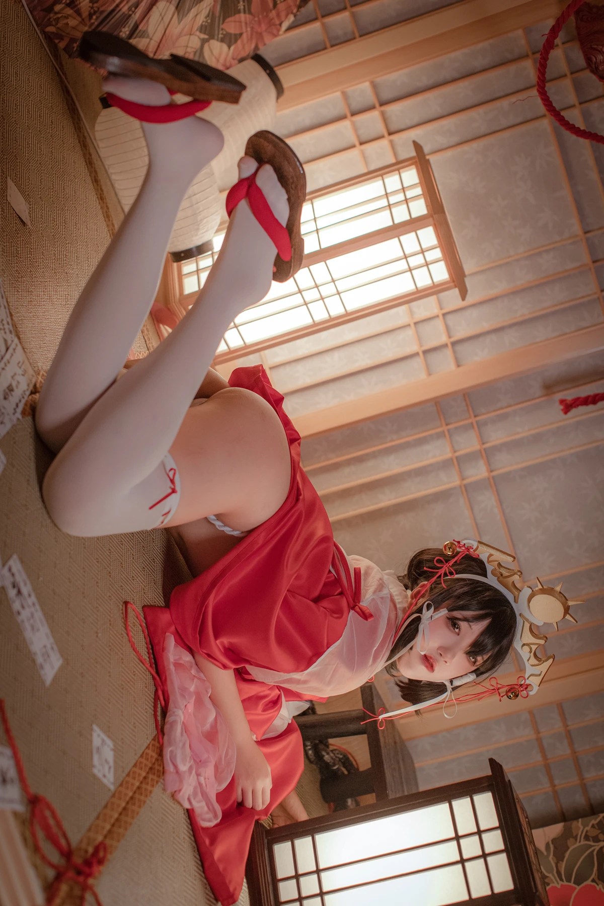阿薰kaOri演绎黑兽巫女Cosplay作品