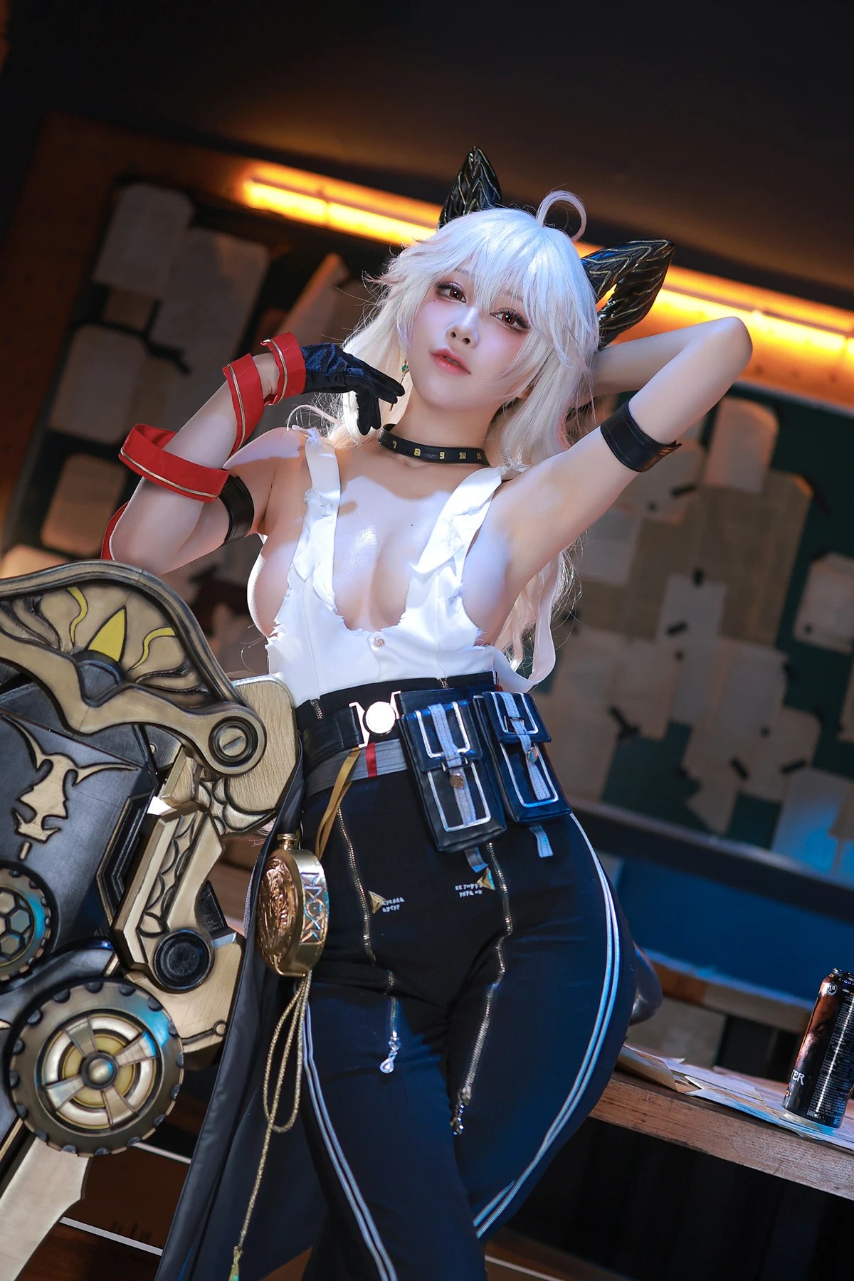 精选水淼Aqua Cosplay作品 - 鸣潮Zani角色专业摄影集