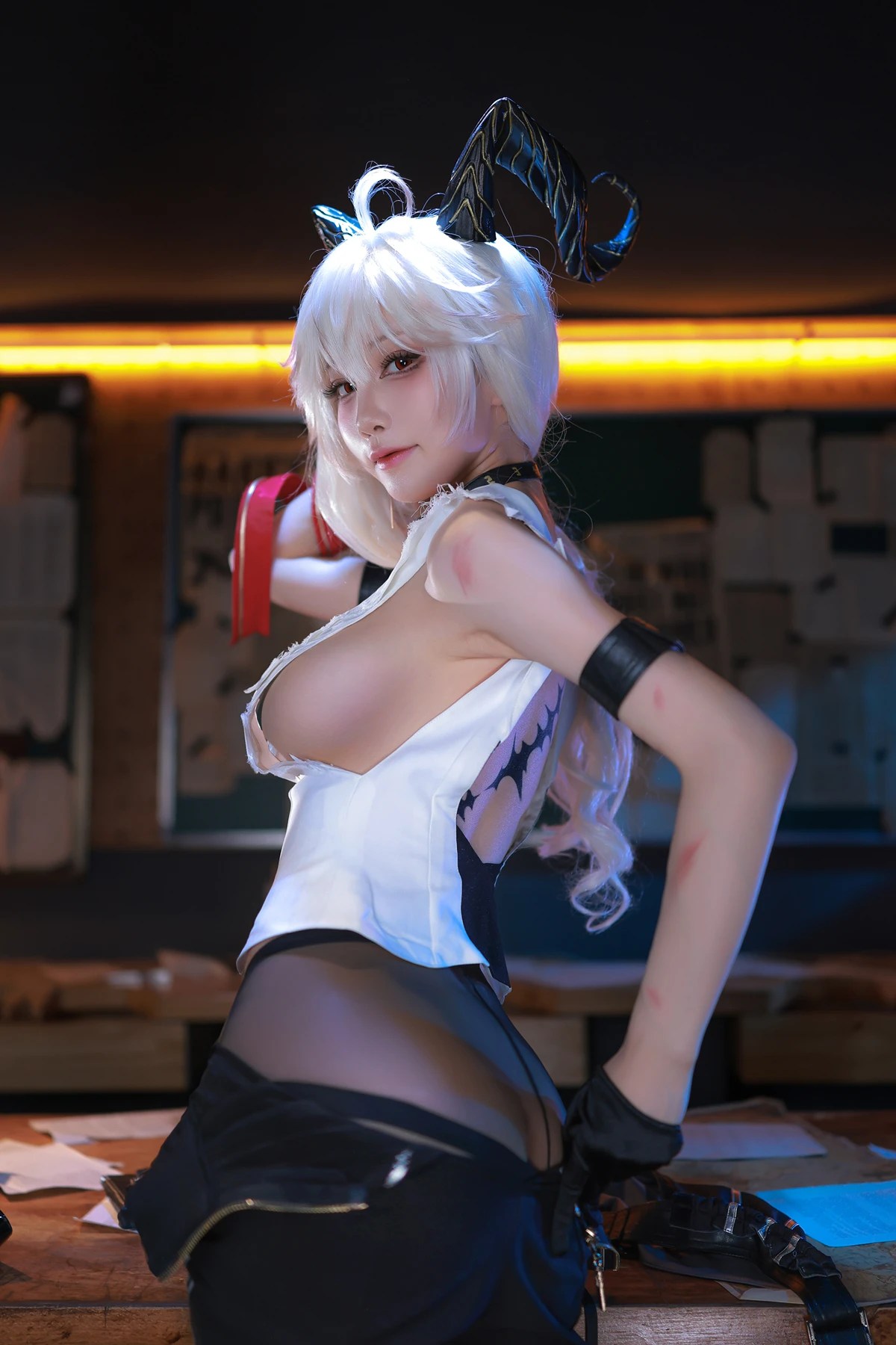 精选水淼Aqua Cosplay作品 - 鸣潮Zani角色专业摄影集