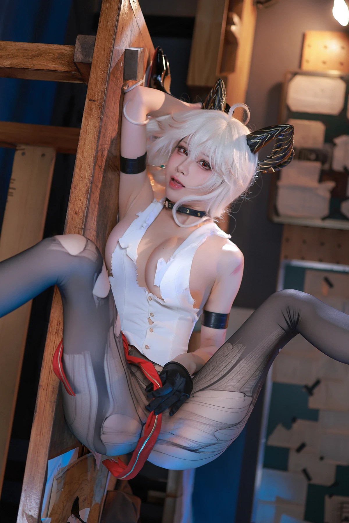 精选水淼Aqua Cosplay作品 - 鸣潮Zani角色专业摄影集