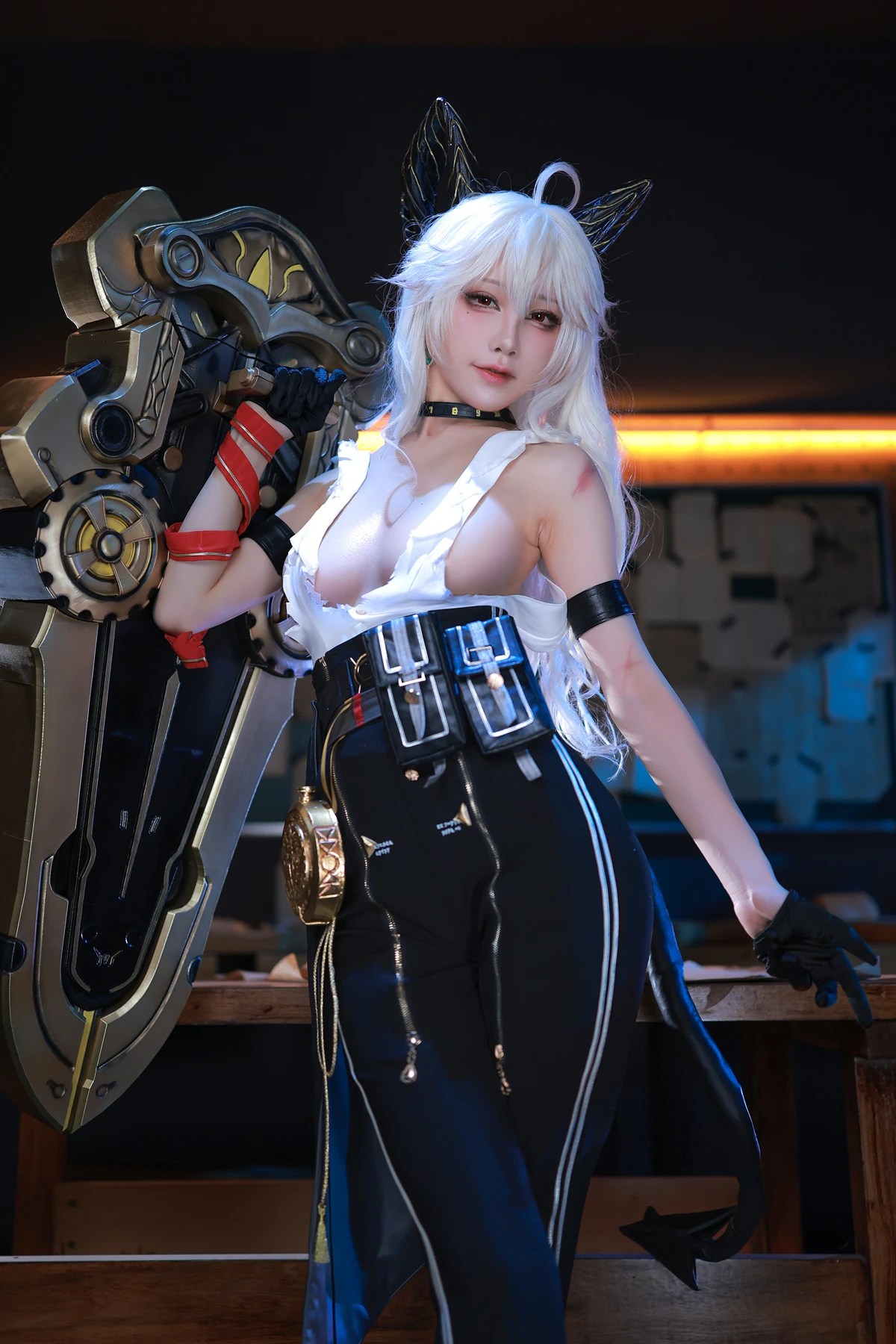 精选水淼Aqua Cosplay作品 - 鸣潮Zani角色专业摄影集