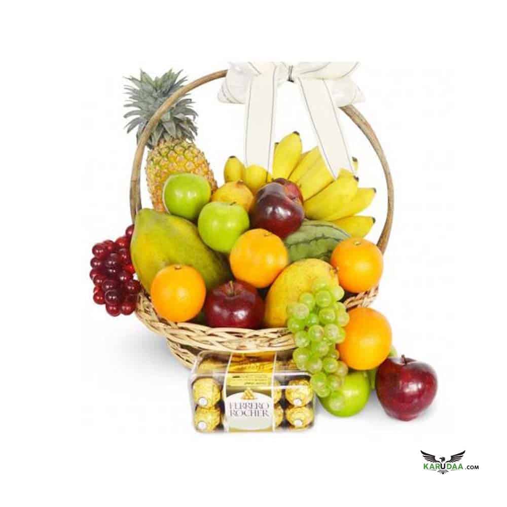 Fruit Heaven Healthy Fresh Fruit Basket Online Delivery Karudaa