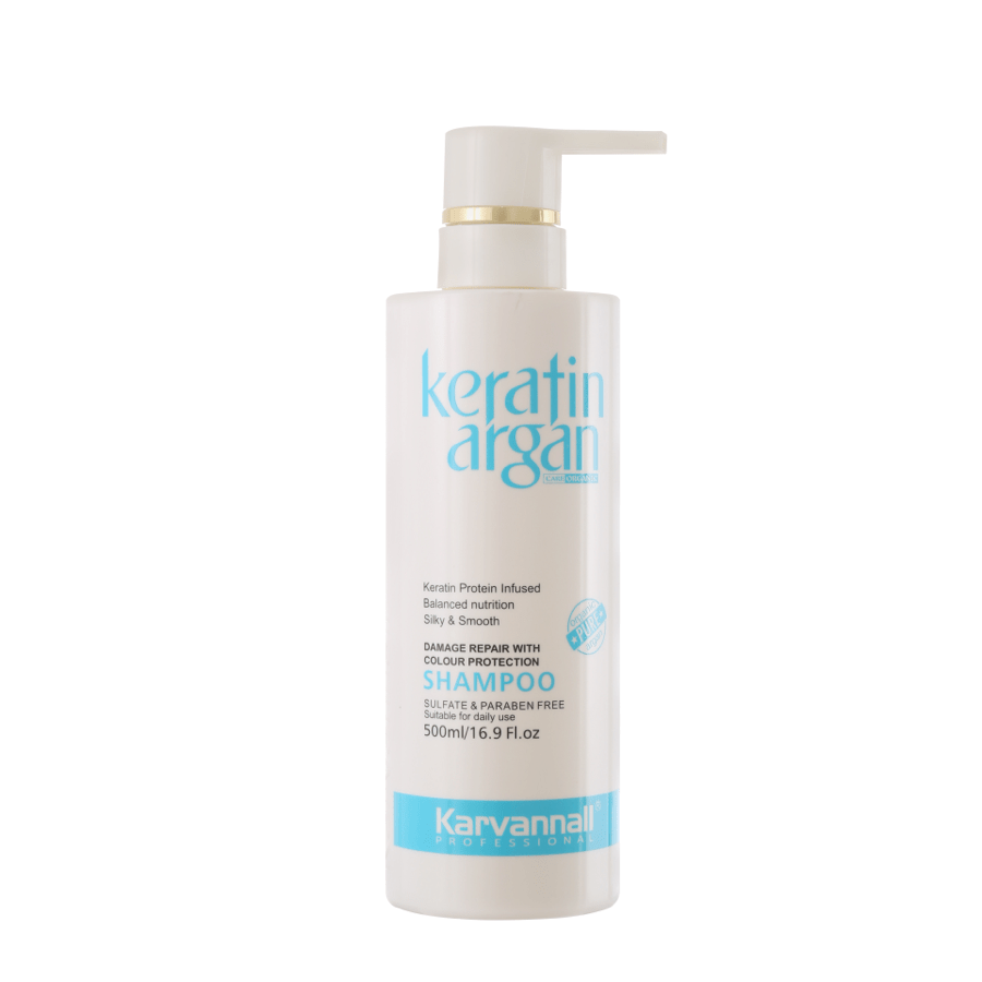 Keratin & Argan Hair Shampoo Karvannall Professional
