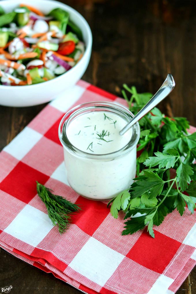 Coconut Milk Ranch Dressing Karyl's Kulinary Krusade