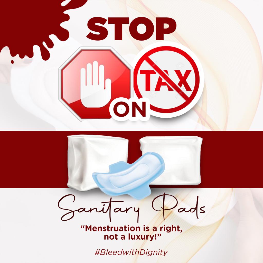 STOP TAX ON SANITARY PADS !!! GIJ Students To Government