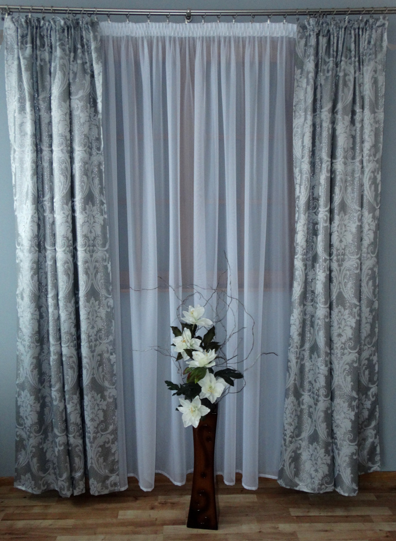 Komplet Firan i Zasłon Do Sypialni Salonu 600x240