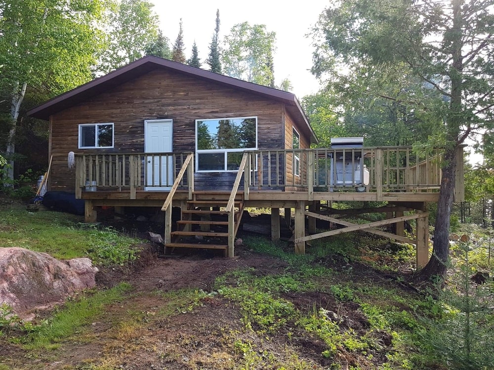 McGinnis Lake Ontario Fishing Cabin at Kashabowie Outposts