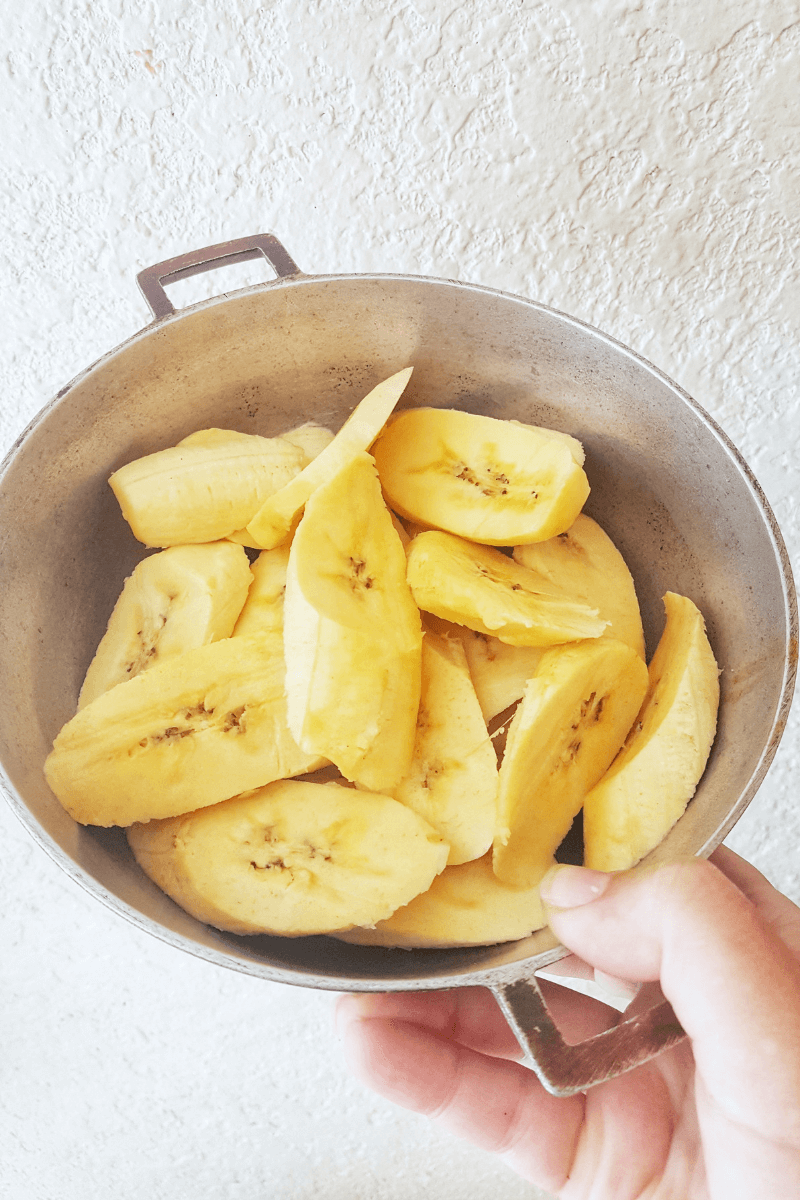 Caribbean Vibes Fried Yellow Plantains {Vegan, GF} Kasheribbean