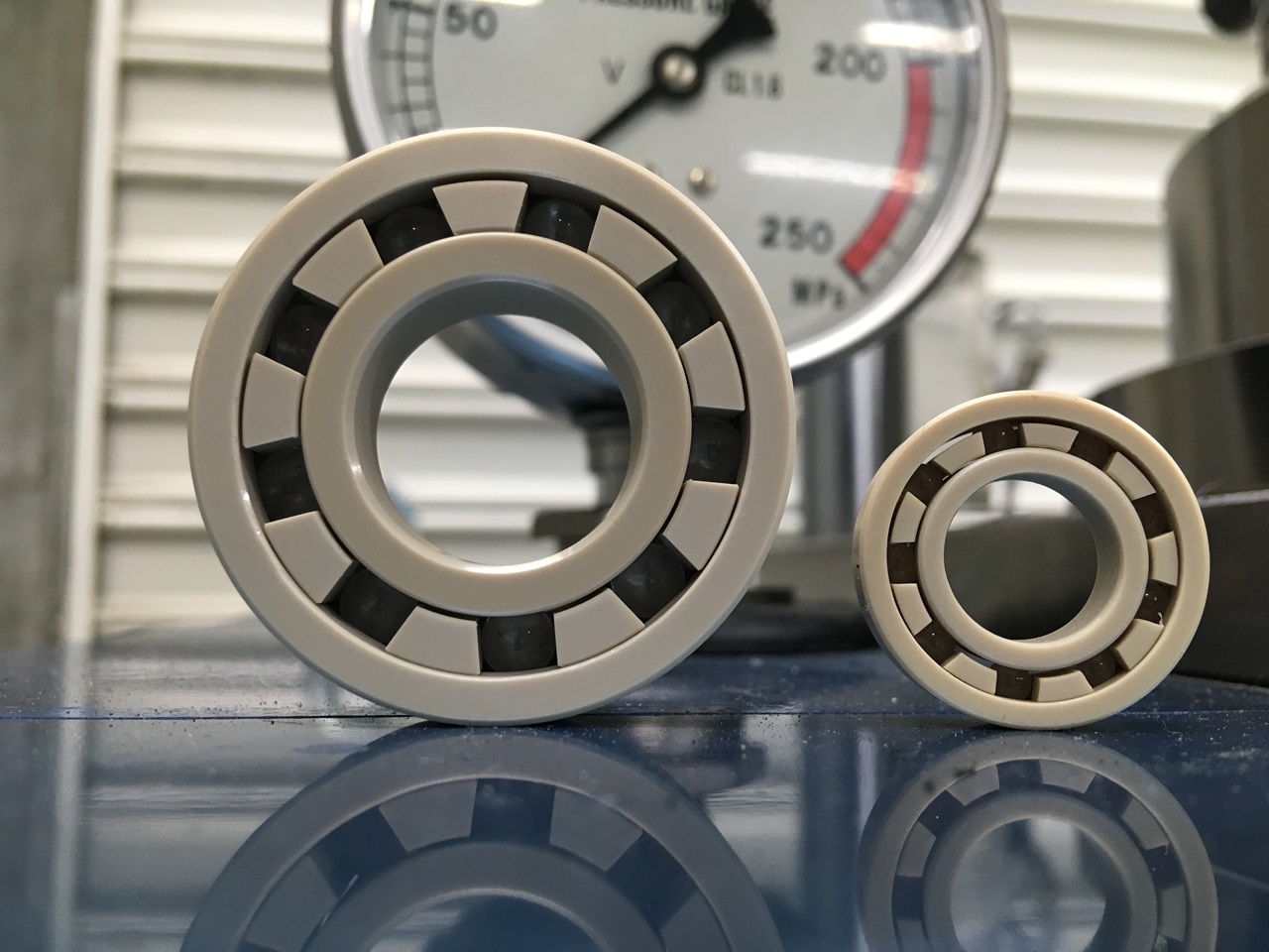 Bearings for Conveyor Rollers in the Food Cleaning Process (Alcohol