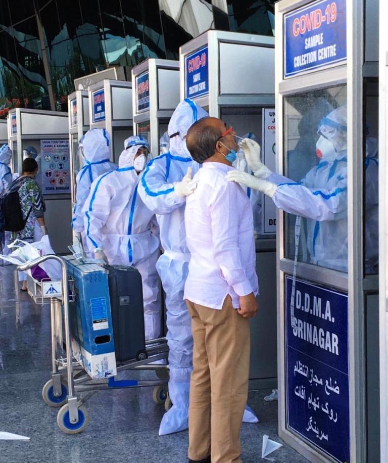 Day 23 Jammu, Srinagar airports receive 19 domestic flights with 2,565