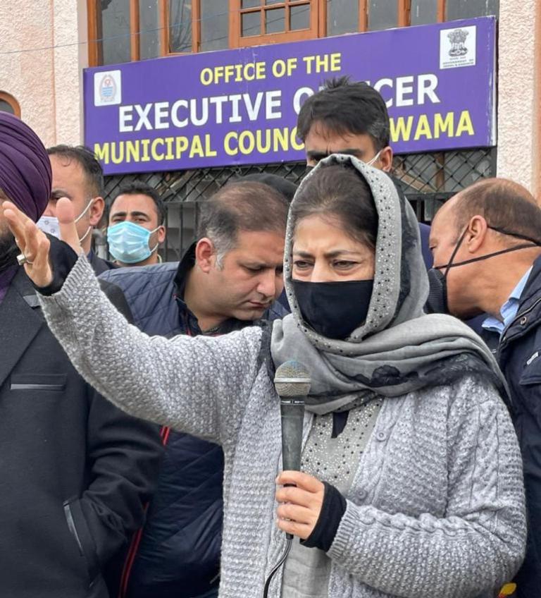 Peaceful Struggle Imperative For Restoration Of Our Rights: Mehbooba Mufti - Vimarsana News