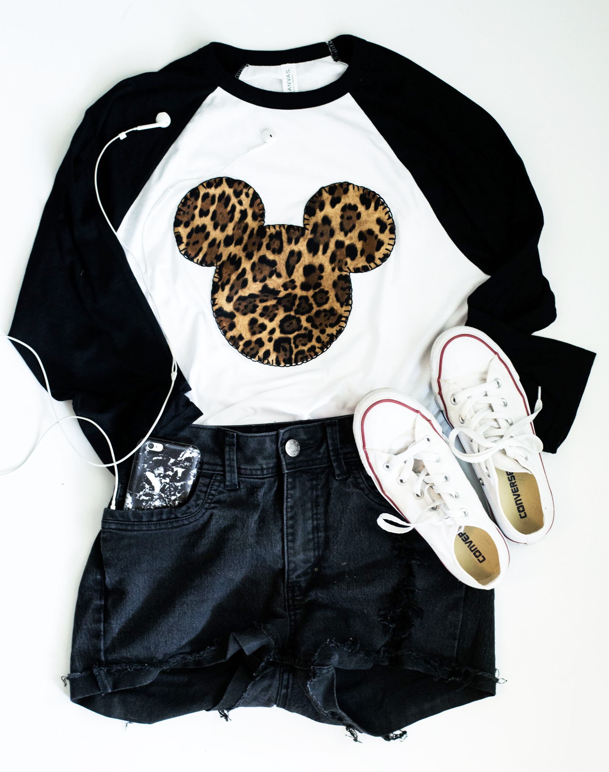 Disney DIY Leopard Print Mickey Shirt Kassy On Design