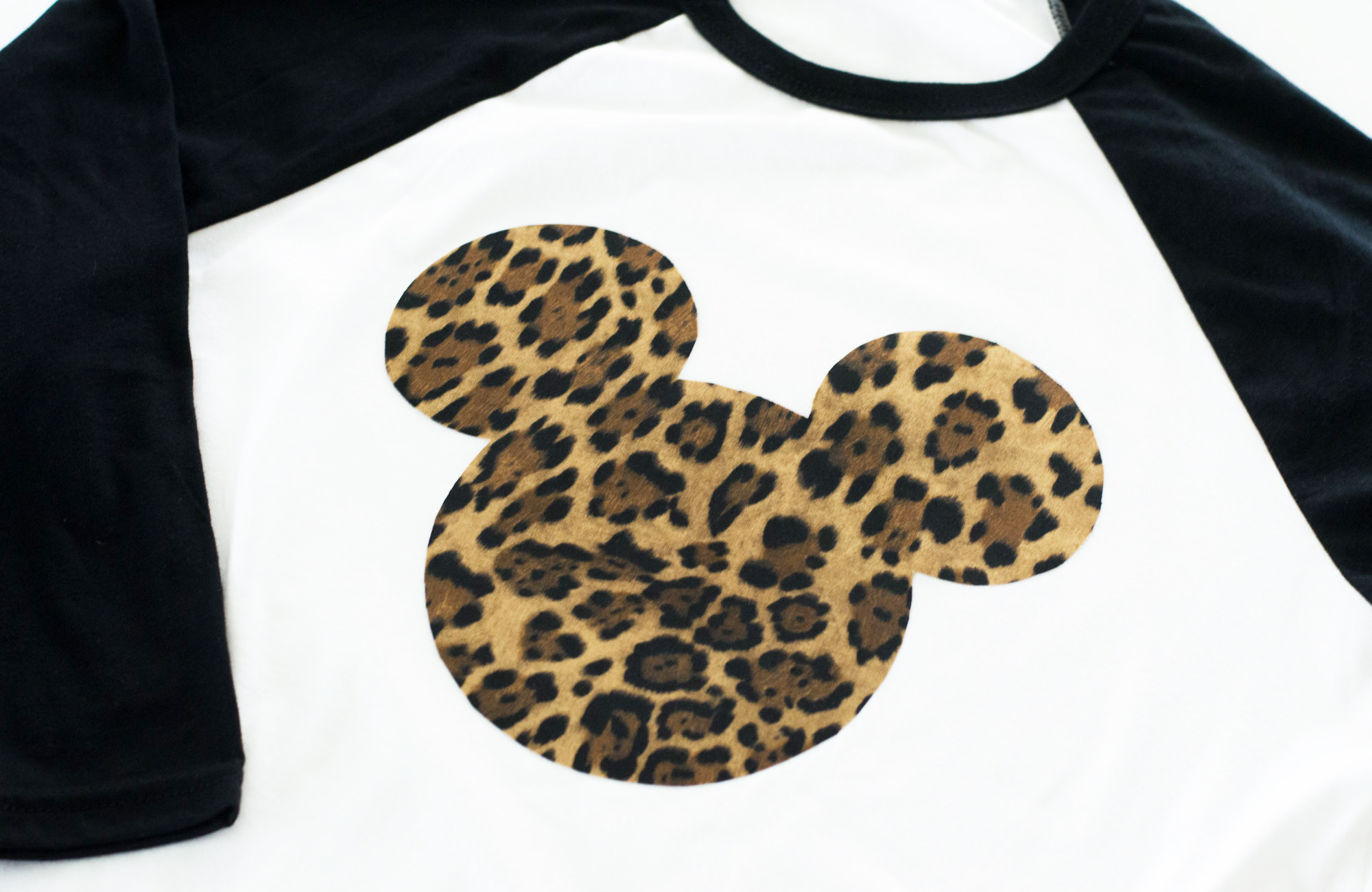 Disney DIY Leopard Print Mickey Shirt Kassy On Design