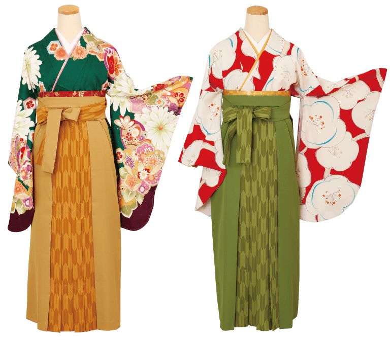 【卒業式の袴】袴に合わせる着物はどれがいい？矢絣柄の袴コーディネイト～ 愛知の成人式と卒業袴レンタルは振袖専門館花舎へ愛知の成人式と卒業袴