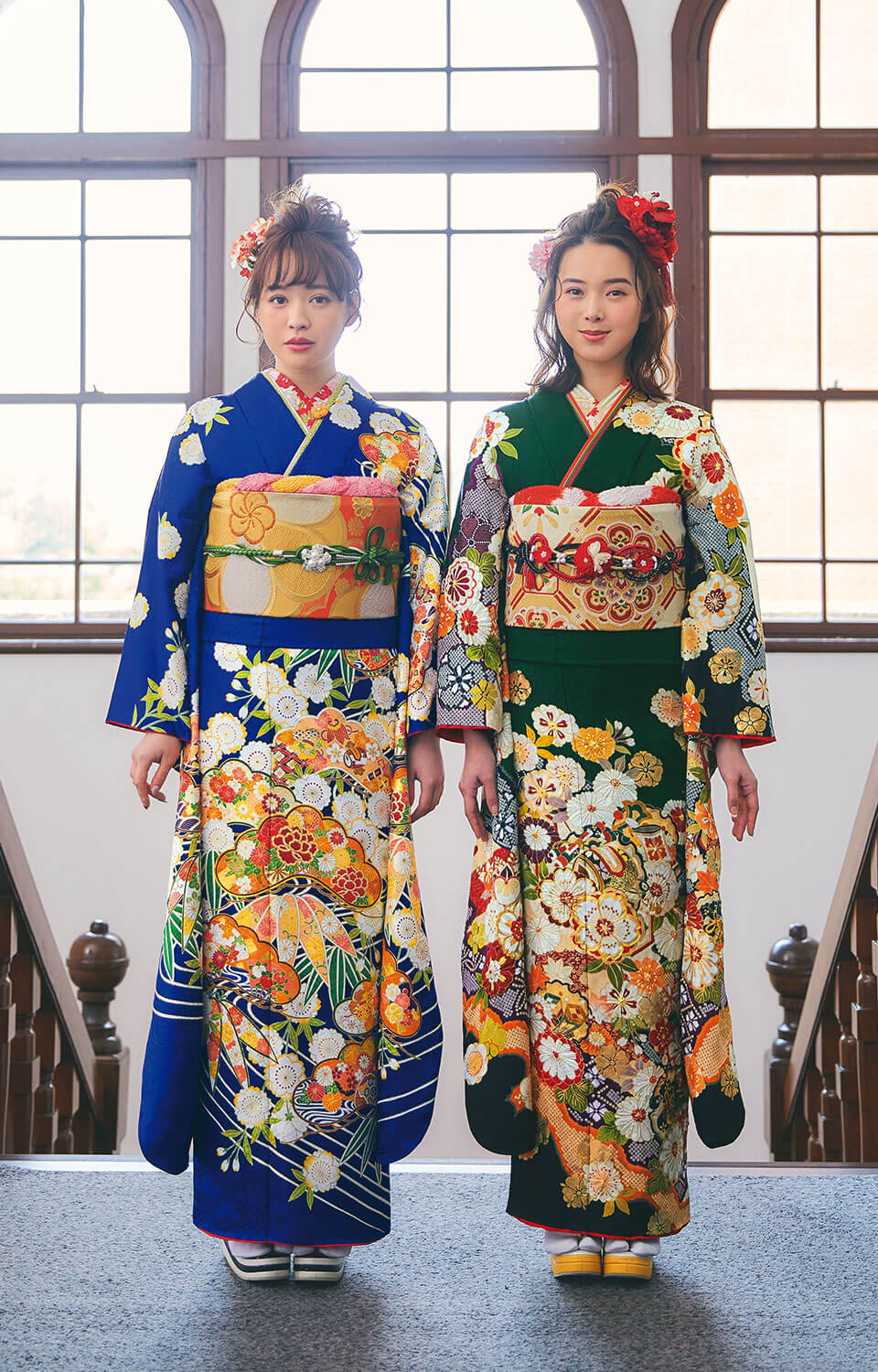 ブランド振袖Natural Me01 愛知の成人式と卒業袴レンタルは振袖専門館花舎へ