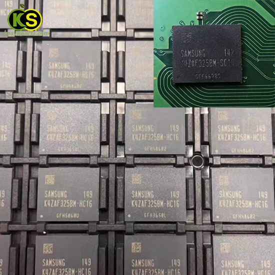 PS5 RAM 16 Gb GDDR6 Memory Chip Samsung K4ZAF325BMHC14 kasynparts