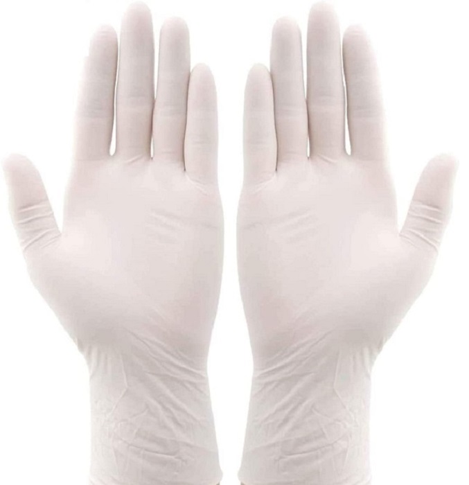 100 Pieces Surgical Gloves Surgicare Disposable Surgical Rubber Gloves