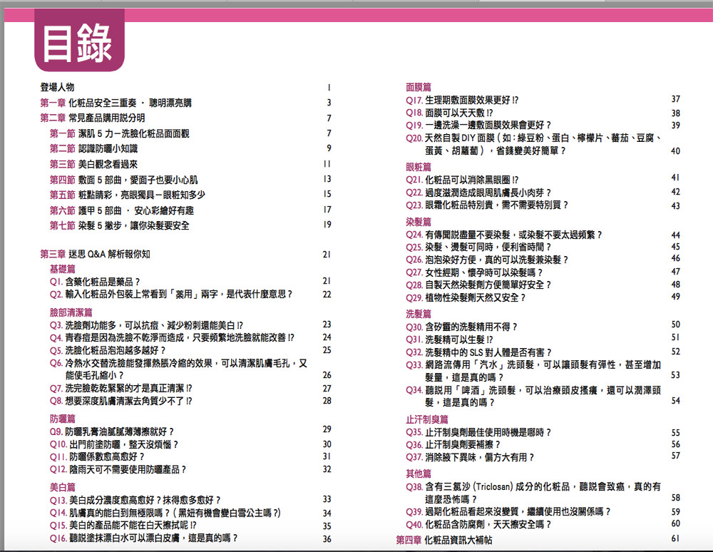 保養迷思大解析  |  衛福部TFDA 武功祕笈快收下