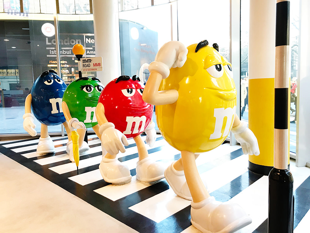 【英國】倫敦 M&M’s 巧克力世界 | 繽紛巧克力牆 夢幻級療癒聖地 (含影片)