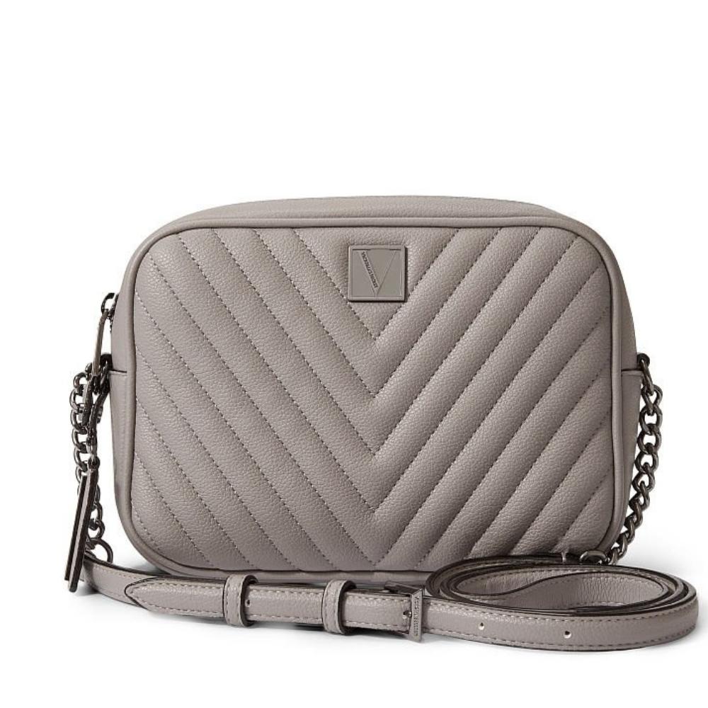 The Victoria TopZip Crossbody in Light Pepper Kataluxxe