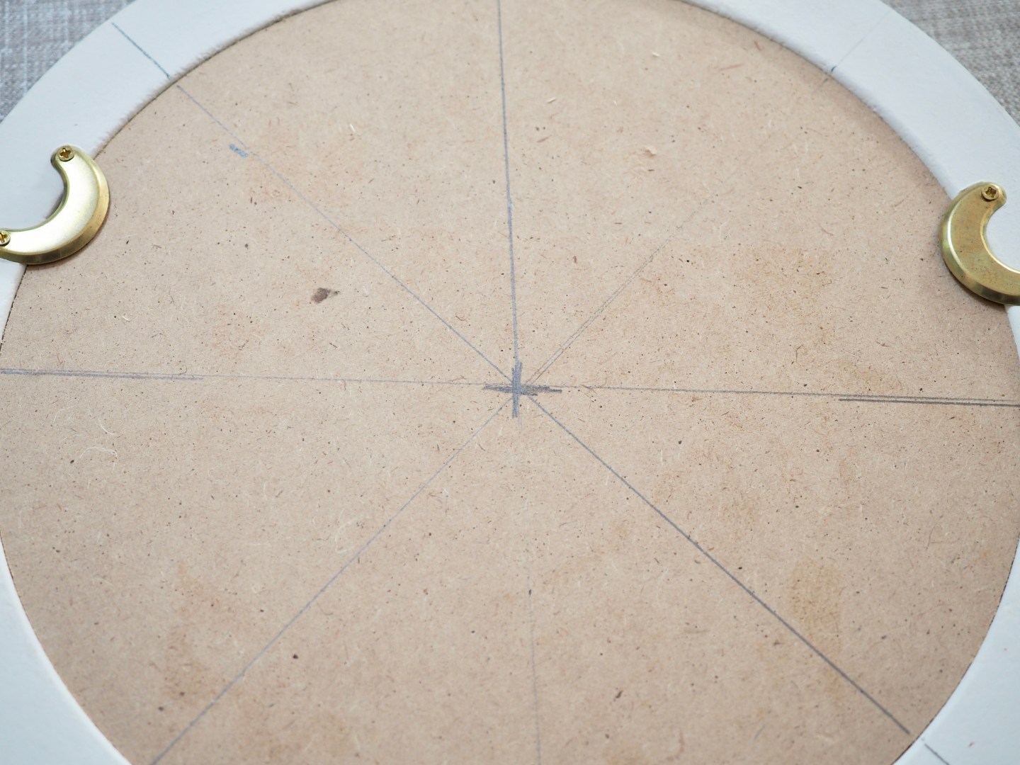 How to make a vintage style gold starburst mirror