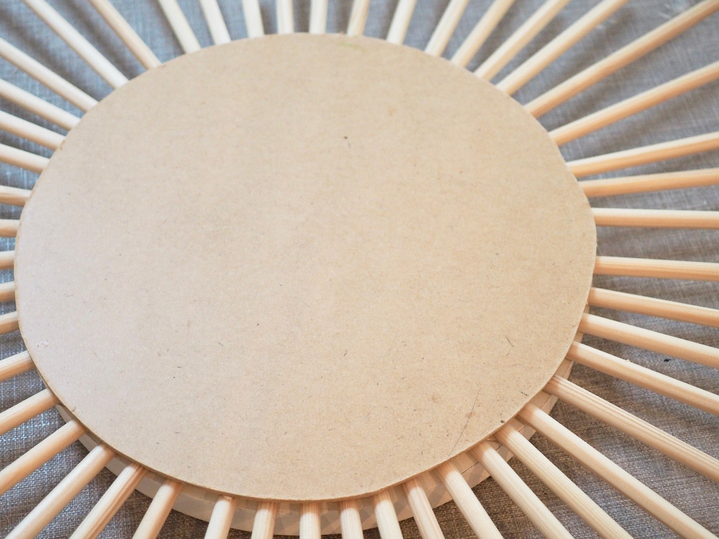 How to make a vintage style gold starburst mirror