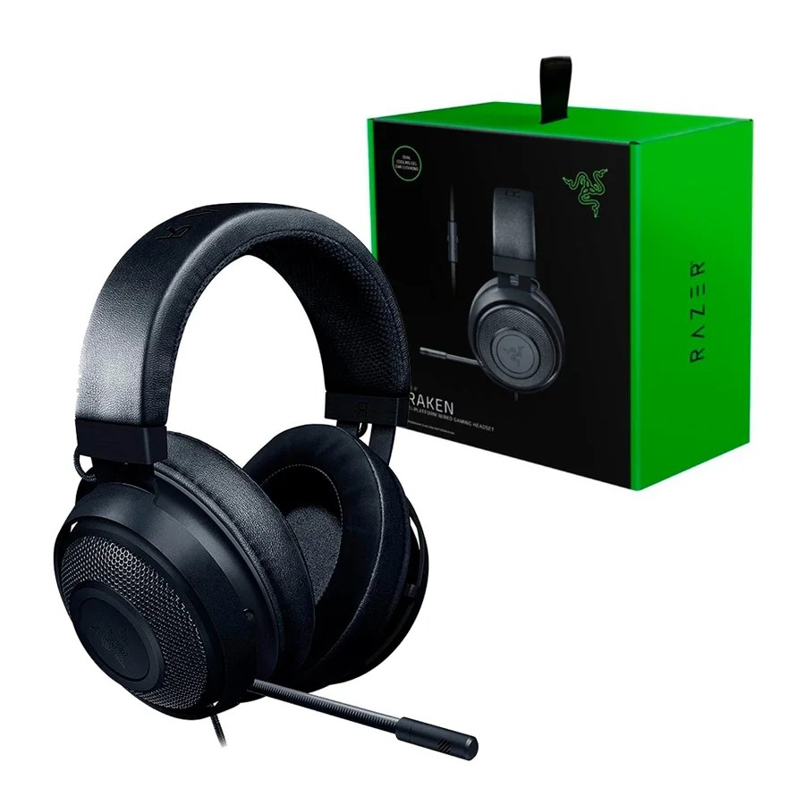 Razer Kraken Gaming Headset Lightweight Aluminum Frame Retractable
