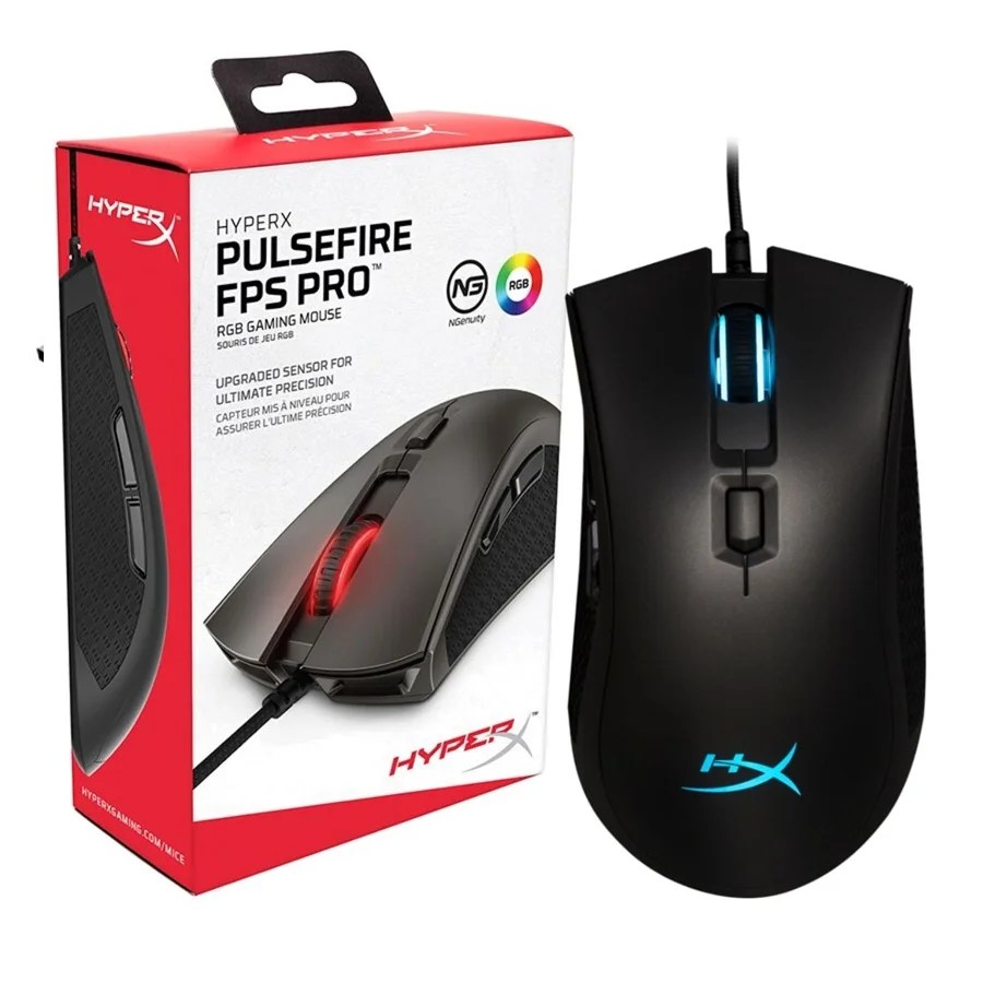 MOUSE GAMER HYPERX PULSEFIRE FPS PRO 16000DPI RGB