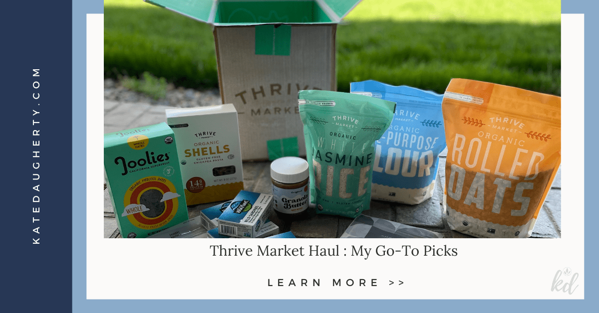 What's In my Thrive Market Box?
