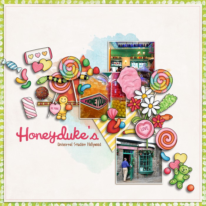 Sweet As Candy digital scrapbook kit