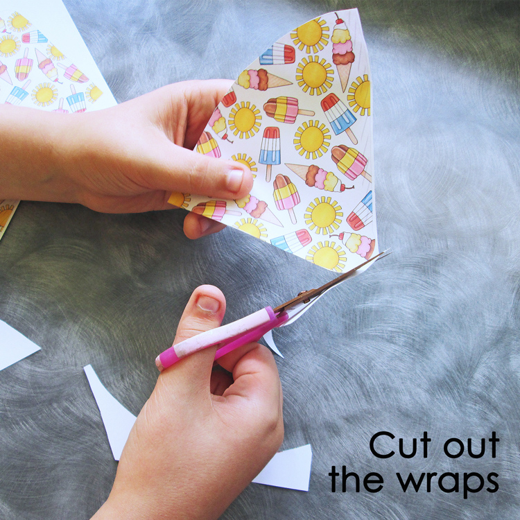 Summery Sugar Cone Wraps! Kate Hadfield Designs