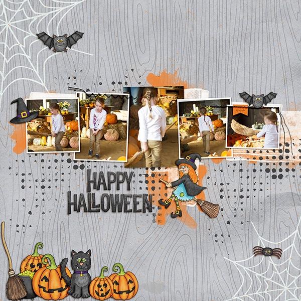 Halloween scrapbook ideas and inspiration Oogly Boogly Featured Kit