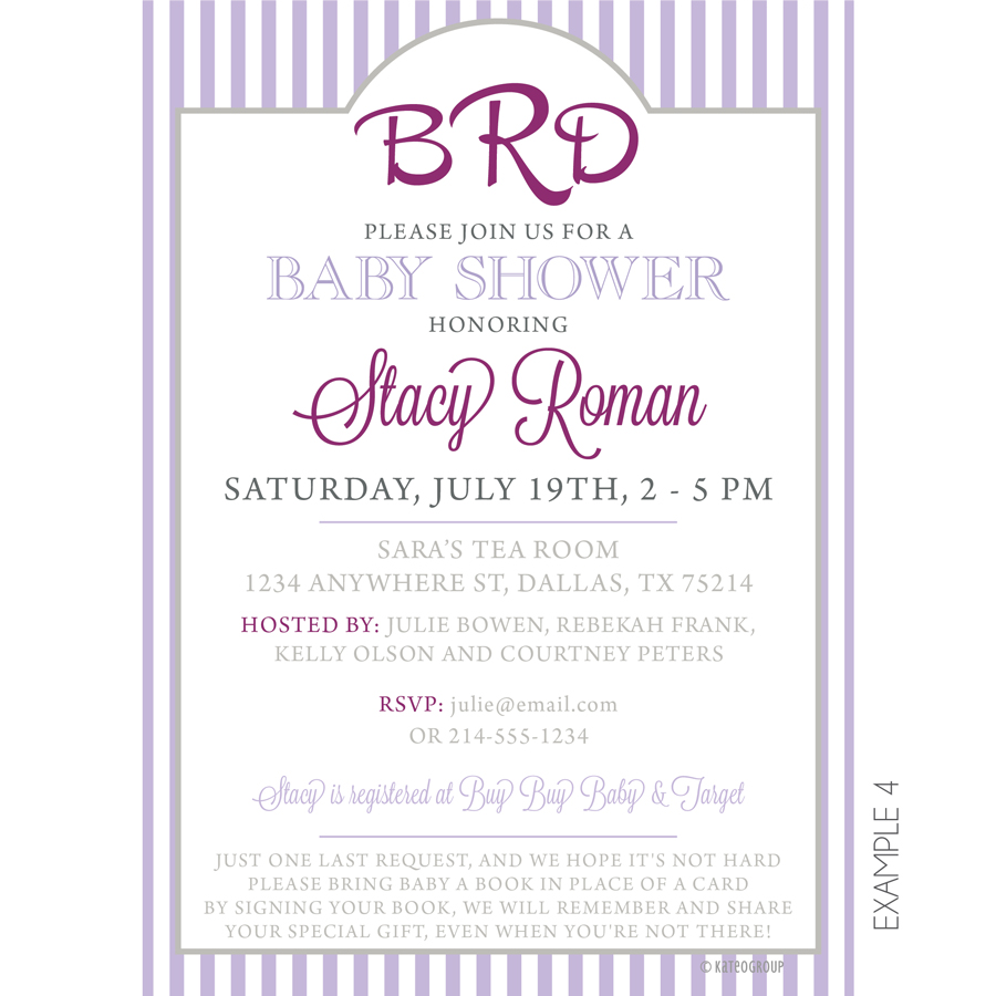 Baby Shower Examples Create a Baby Shower Invitation Card in 5 Easy